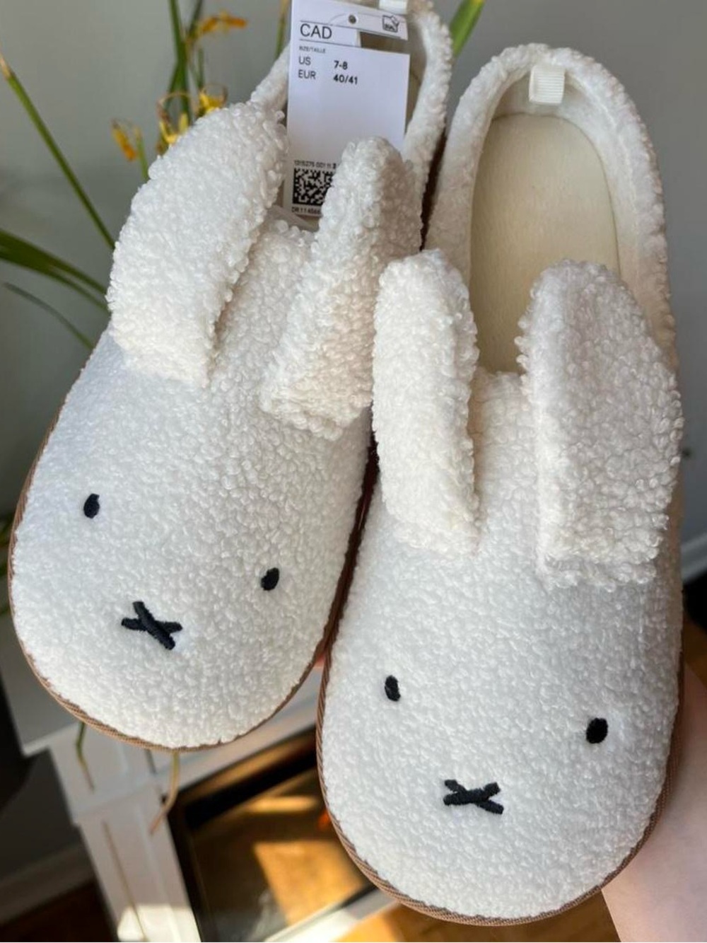 miffy Teddy Fleece Mule Slipper
